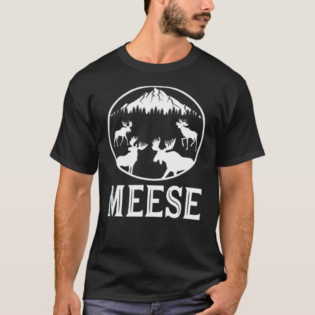 Camiseta Plural Meese De Piada Gramática Mose Inglesa (Frente)