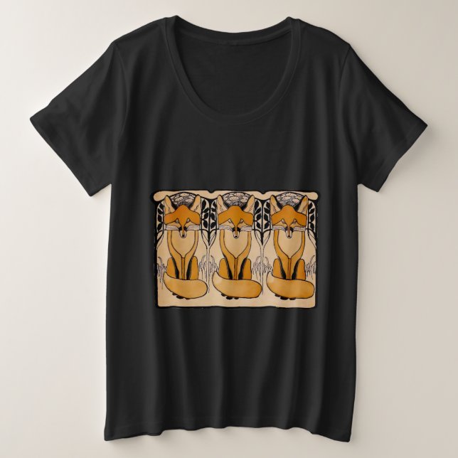 Camiseta Plus Size Foxy (Frente do Design)