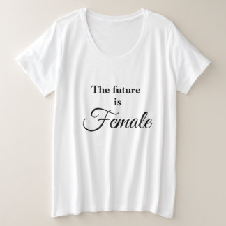 Camiseta Plus Size O futuro é feminino