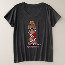 Camiseta Plus Size Shaved Chocolate Doodle Valenti