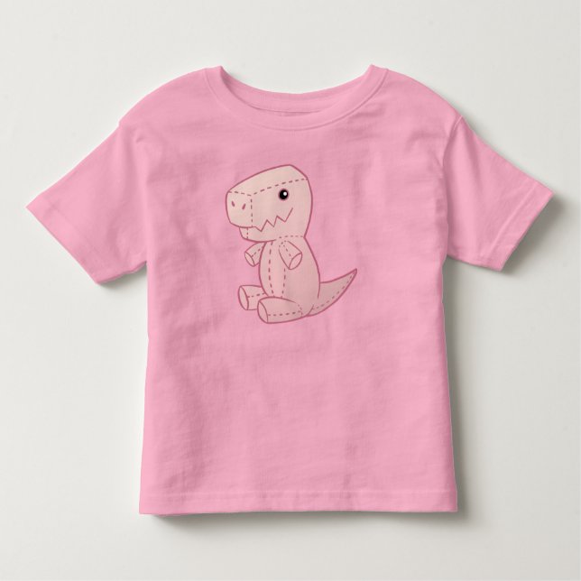 Camiseta Plush Cute T-Rex (Frente)