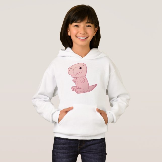 Camiseta Plush Cute T-Rex (Frente Completa)