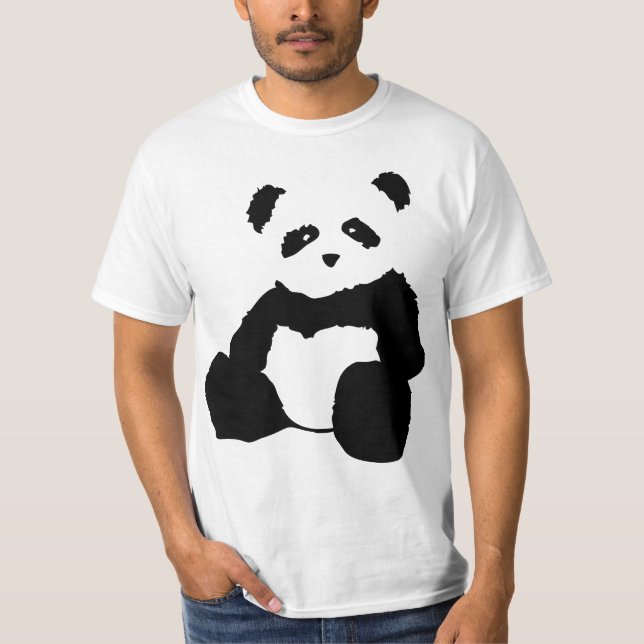 Camiseta plush. da panda (Frente)