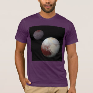 Camiseta Plutão & Charon 9th ou Dwarf Planet Solar System