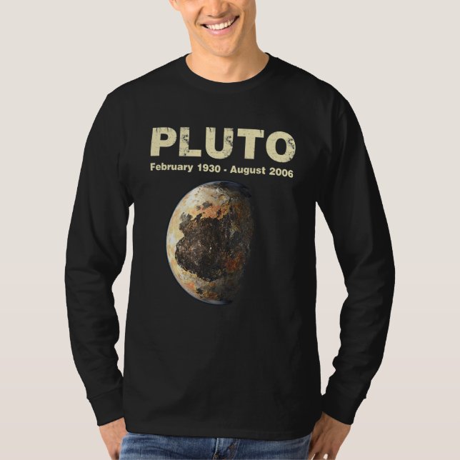 Camiseta Plutão Do Planeta Memorial Adventure Science Graph (Frente)