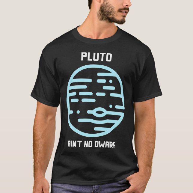 Camiseta Plutão Não É Nâo Anão (Frente)