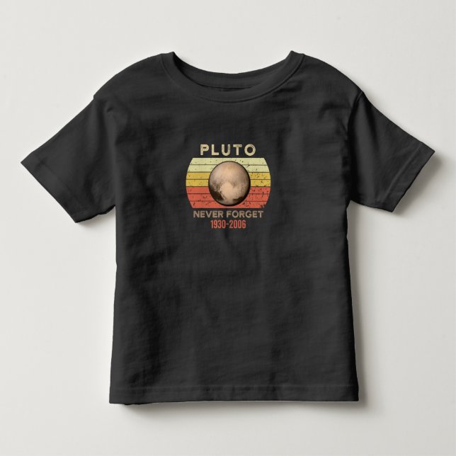 Camiseta plutão nunca esqueça, éris, lua, astronomia, astrô (Frente)