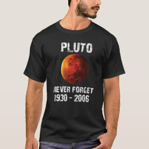 Camiseta Plutão Nunca Esquece A Vintagem De 1930 2006