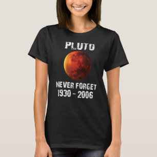 Camiseta Plutão Nunca Esquece A Vintagem De 1930 2006