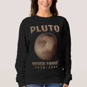 Camiseta Plutão Nunca Esquece Universo Espacial do Planeta