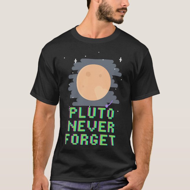 Camiseta Plutão Nunca Esquecer (Frente)