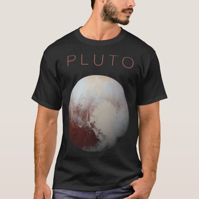 Camiseta Plutão - Um Dos Últimos Planetas O Sistema Solar (Frente)