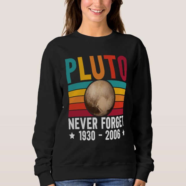 Camiseta Pluto 9th Planet Never Forget Astronomy Solar Syst (Frente)