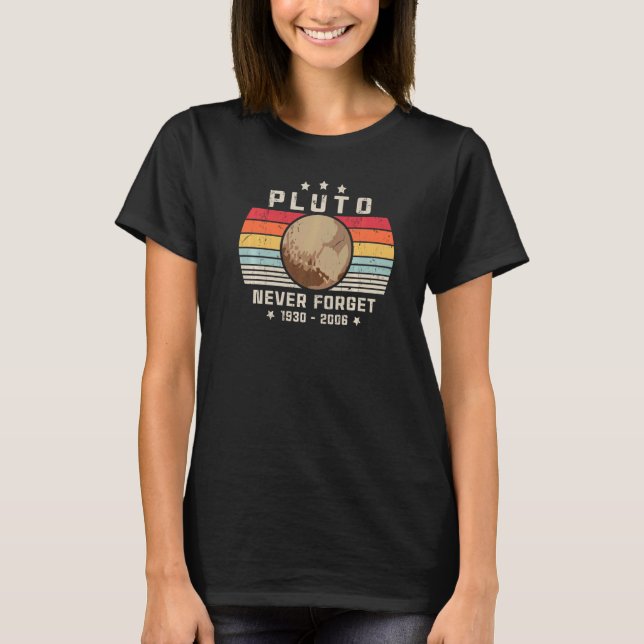 Camiseta PLUTO Nunca Esqueça 1930 2006   (Frente)