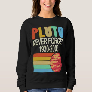 Camiseta PLUTO Nunca Esqueça 1930 2006 Planeta Retro Legal