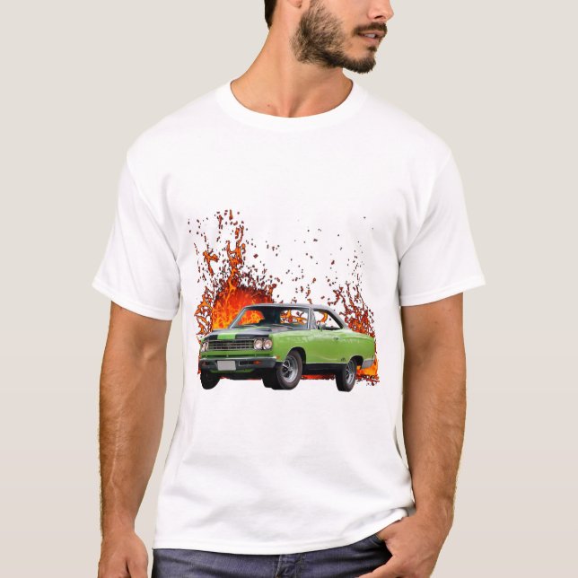 Camiseta Plymouth GTX 1969 (Frente)
