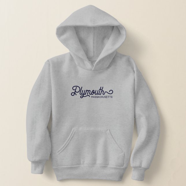Camiseta Plymouth Massachusetts Children's Hoodie (Postura )