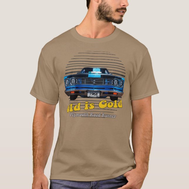 Camiseta Plymouth Road Runner Hemi American Muscle Old is G (Frente)