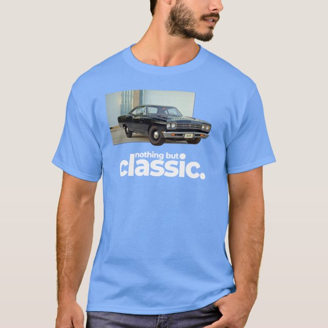 Camiseta Plymouth RoadRunner 1969 Nothing but classic (Frente)