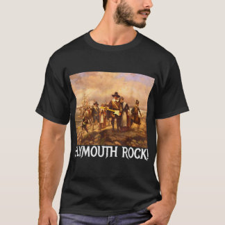 Camiseta Plymouth Rock Ação de Graças Peregrinos Atropeland