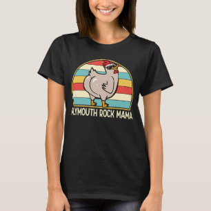 Camiseta Plymouth Rock Mama Cute Chicken Mama Farmer Women