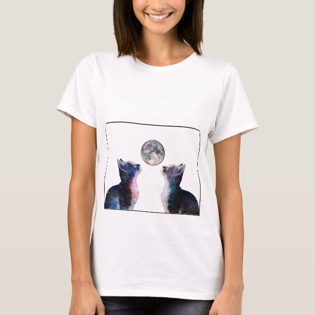 Camiseta PN 38 Gatos Vejam a Lua (Frente)