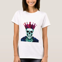 Camiseta PN 71 Skeleton King (Vermelho e Azul)