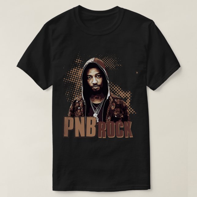 Camiseta PnB Rock Hip hop (Frente do Design)