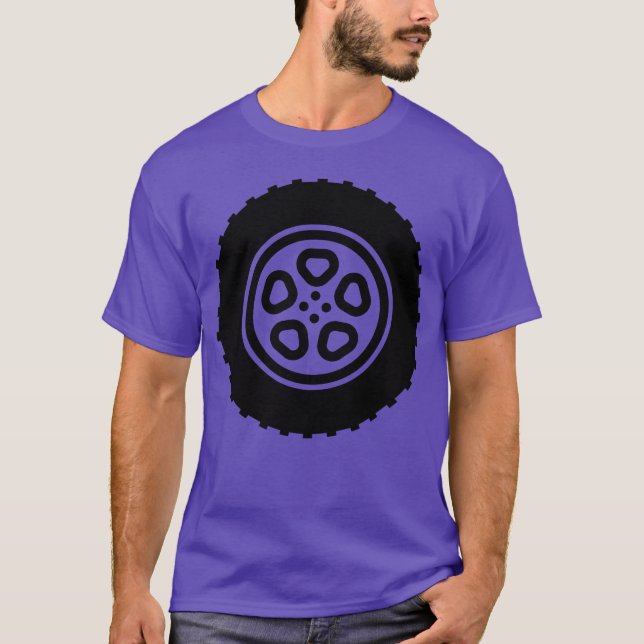 Camiseta Pneus de carro menino (Frente)