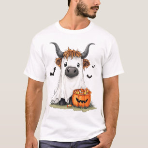 Camiseta PNG do Fantasma de Vaca das Terras Altas de Hallow