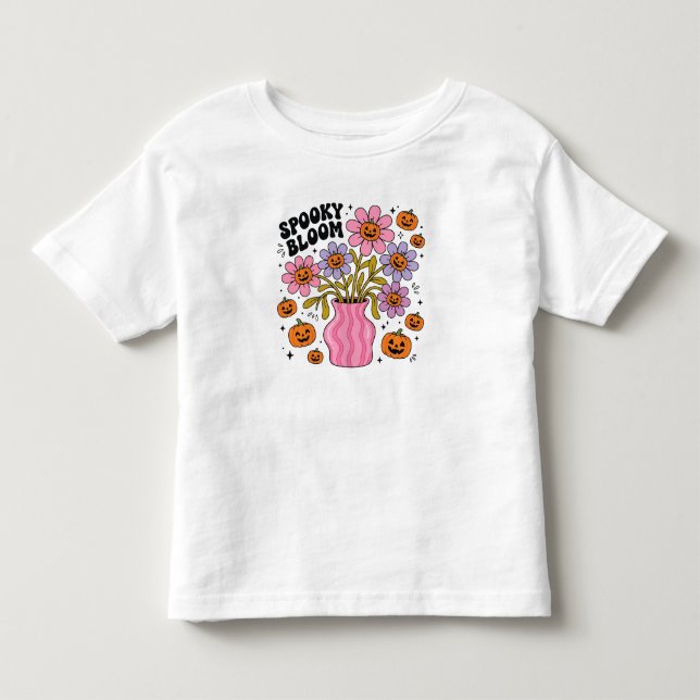 Camiseta PNG Flor de Halloween Boho (Frente)