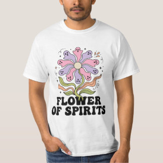 Camiseta PNG Flor Fantasma Boho Halloween