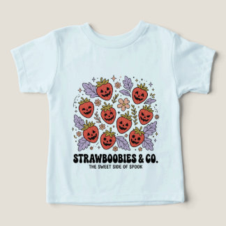 Camiseta PNG Morangas Boho de Halloween