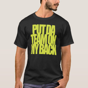 Camiseta Pnha a equipe da Dinamarca sobre meu 1G traseiro
