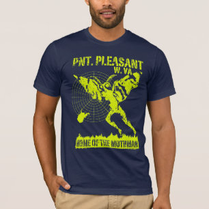 Camiseta Pnt. Agradável, W. VA - Home do Mothman