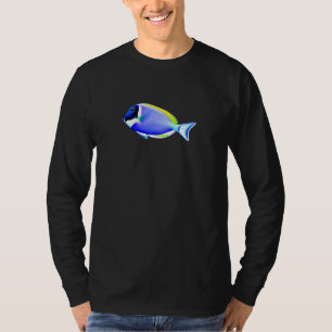Camiseta Pó Azul Tang Saltwater Peixe Recife