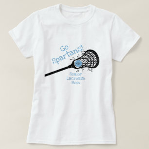 Camiseta Pó Blue Go Team Lacrosse Mãe