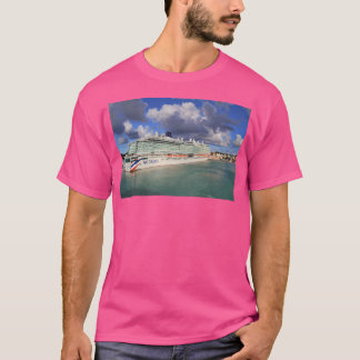 Camiseta Po Cruises Arvia, Encaixada Em Antígua