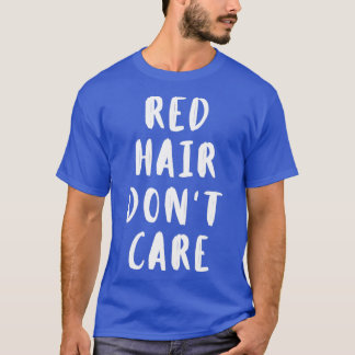 Camiseta Pó de cabelo vermelho27t cuidado 7