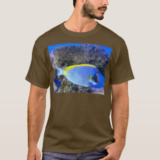 Camiseta Pó - Peixe-Tang Azul