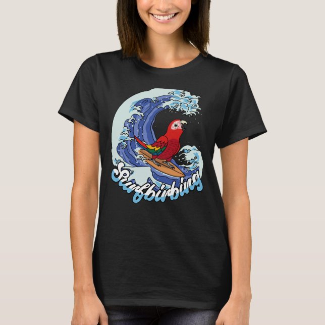 Camiseta Pó Surfbirbing I Scarlet Macaw (Frente)