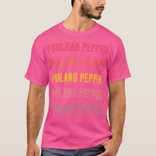 Camiseta Poblano Pepper Rainbow