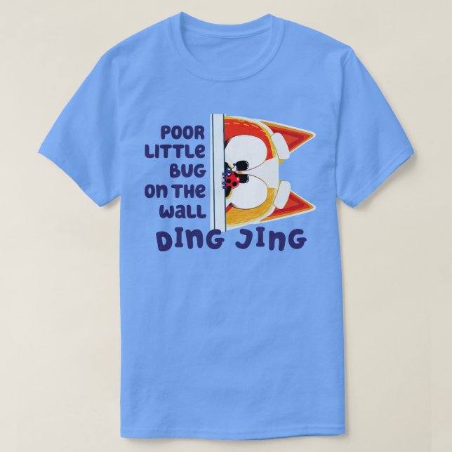 Camiseta Pobre Inseto no Muro (Frente do Design)