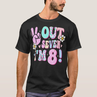 Camiseta Pobre Sete, Tenho 8 Anos, Garota 8º Nascimento