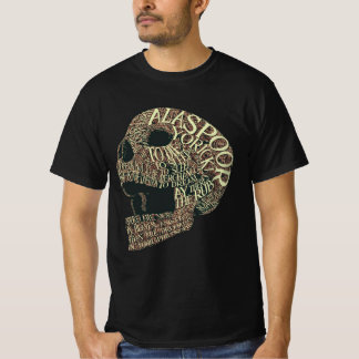 Camiseta Pobre Yorick Shakespeare Aspas de Hamlet