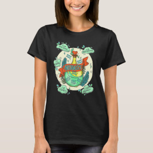 Camiseta Poção Aquária Com Ingredientes Astro Magnético