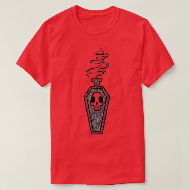 Camiseta poção assustadora preenchida em Nova (Frente do Design)