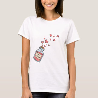Camiseta Poção de Amor Rosa Bonita