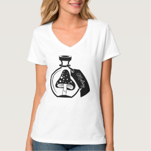 Camiseta Poção de Bruxa e Cogumelos Personalizado