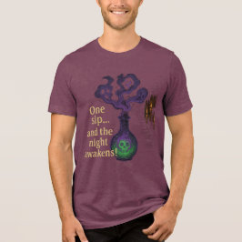 Camiseta Poção de Bruxa Um gole e a noite desperta